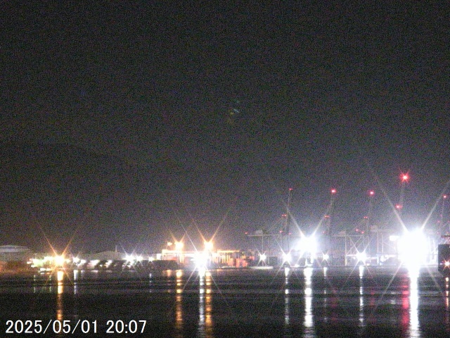 Mt. Fuji seen from Shimizu. 